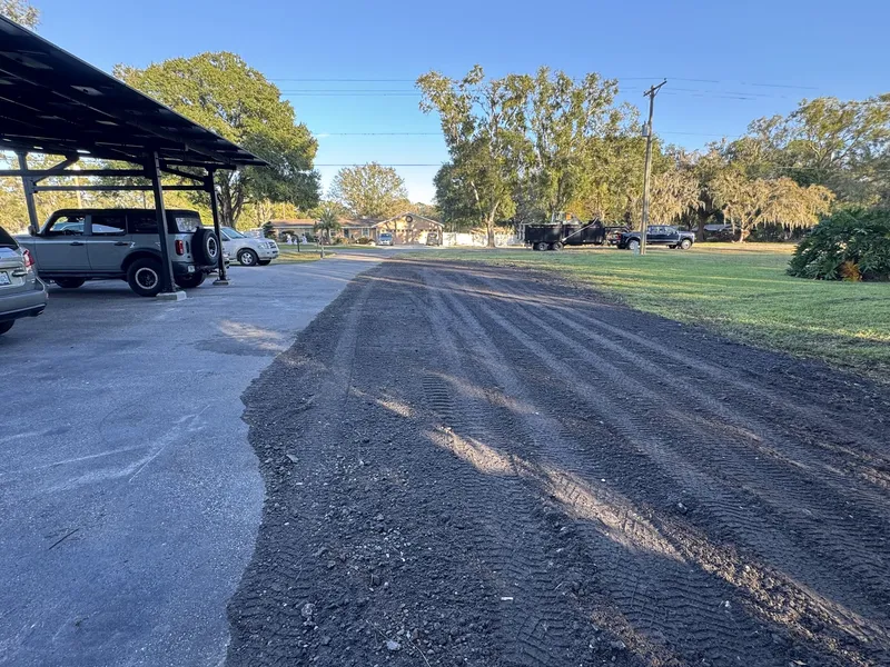 Driveway preparation and base work