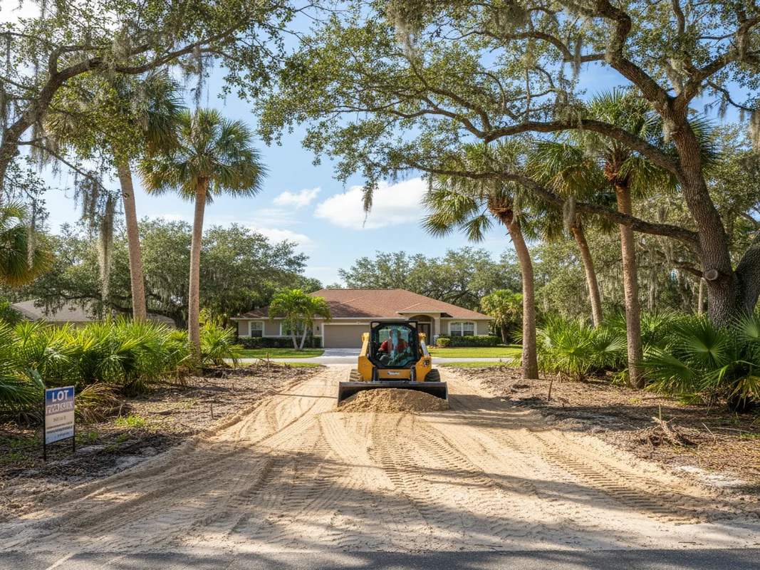 Driveway preparation project