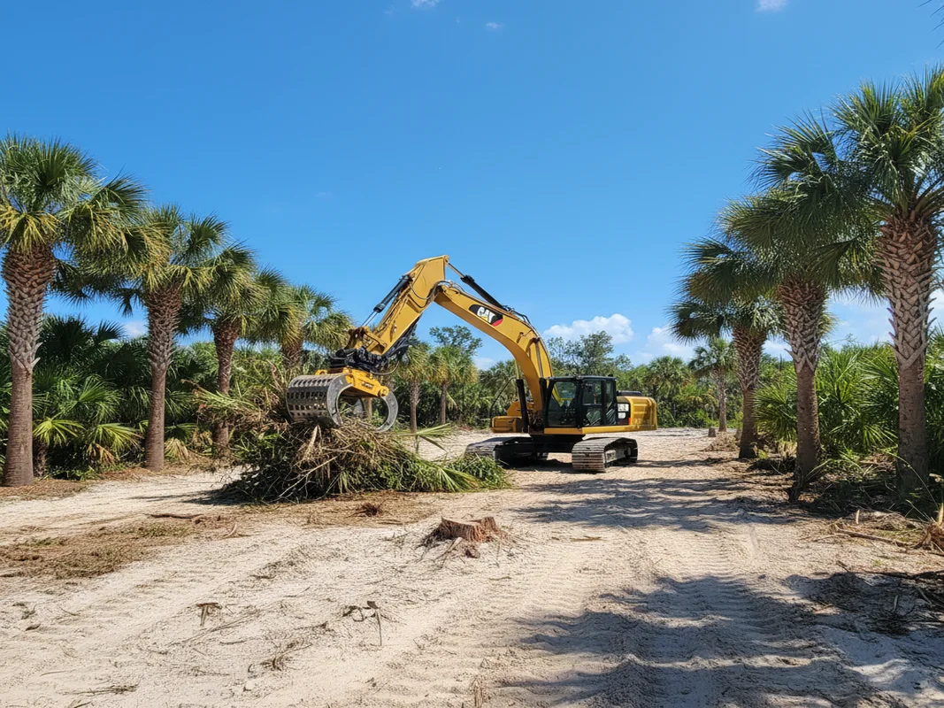 Land clearing project in Tampa