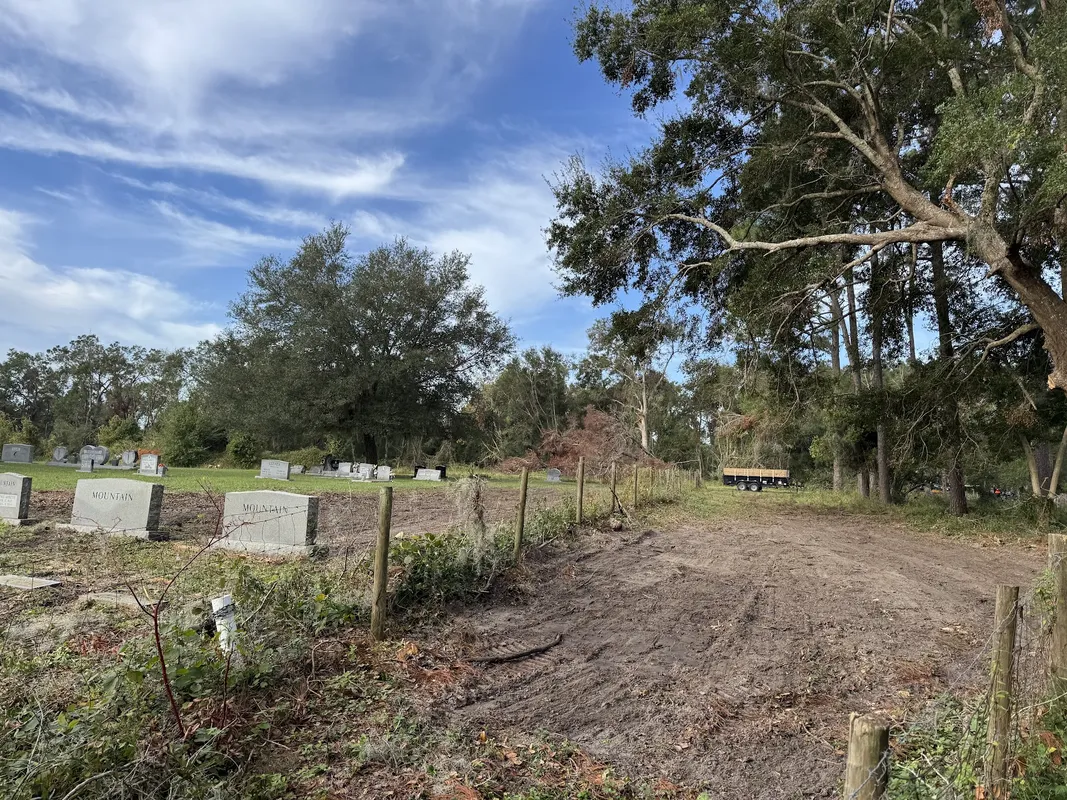 Large scale land clearing operation