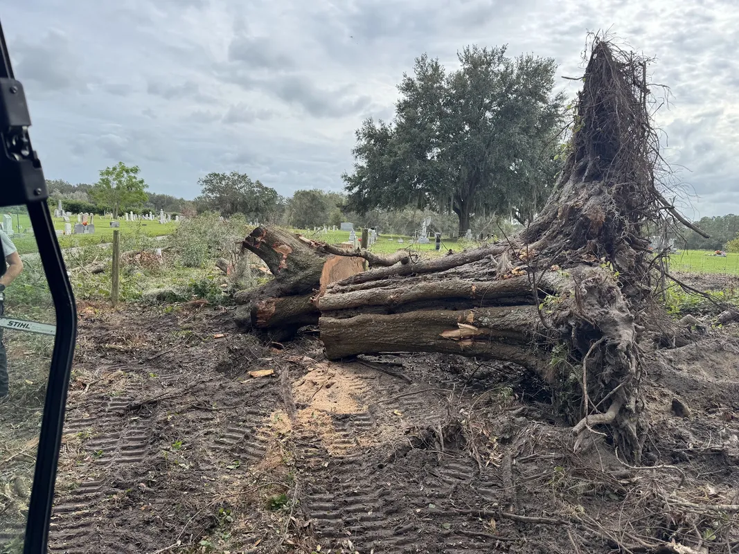 Land leveling for construction